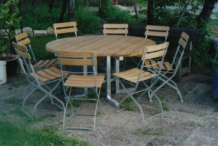 Gartenmöbel Tisch rund